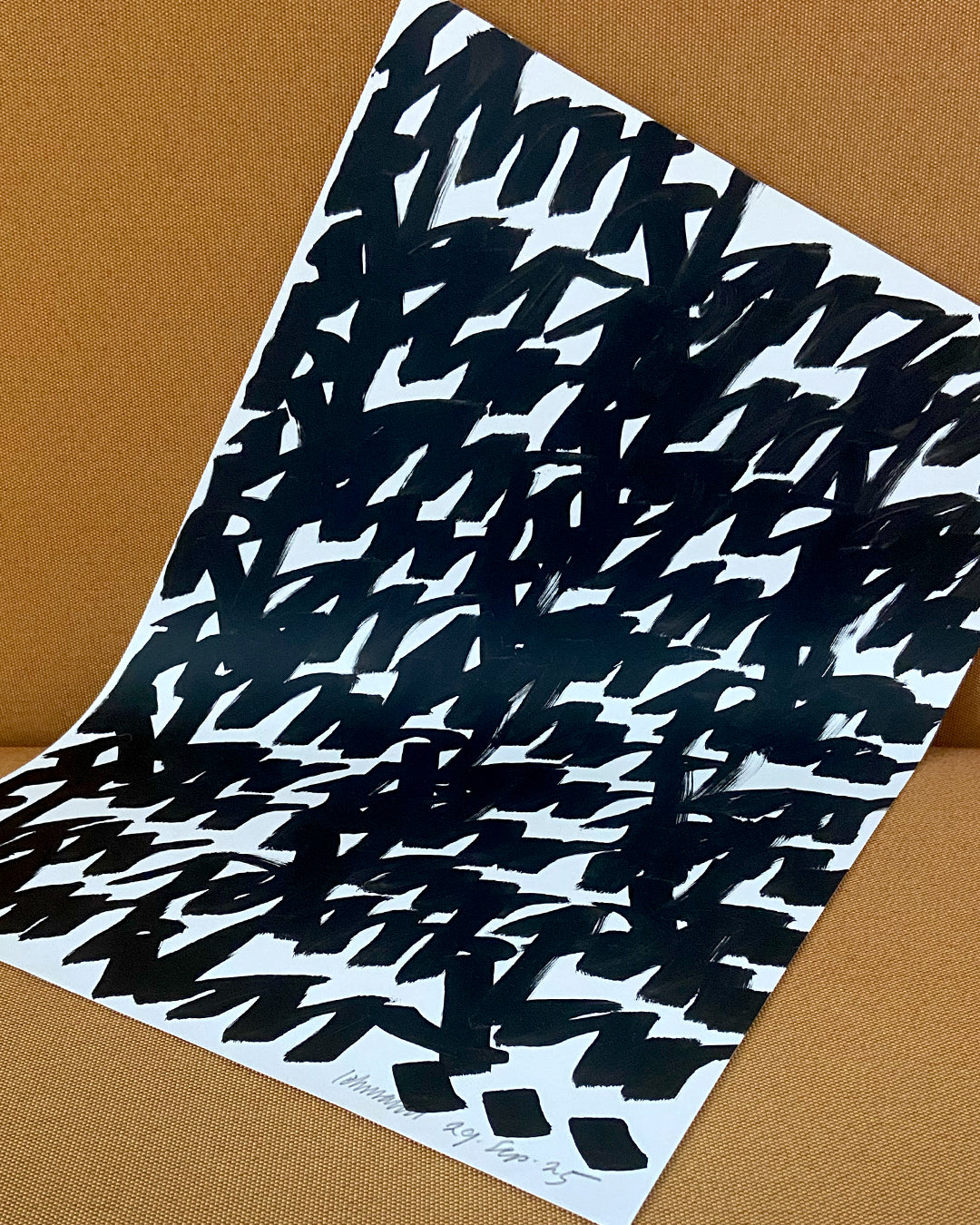 Chirografische Studie: »sehr klar 25_1«