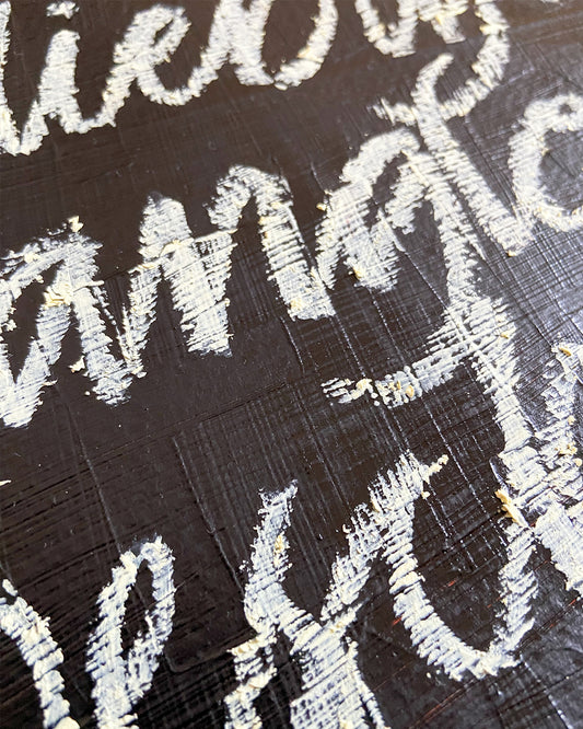 Textgraphik: »Bb&b 25_2«