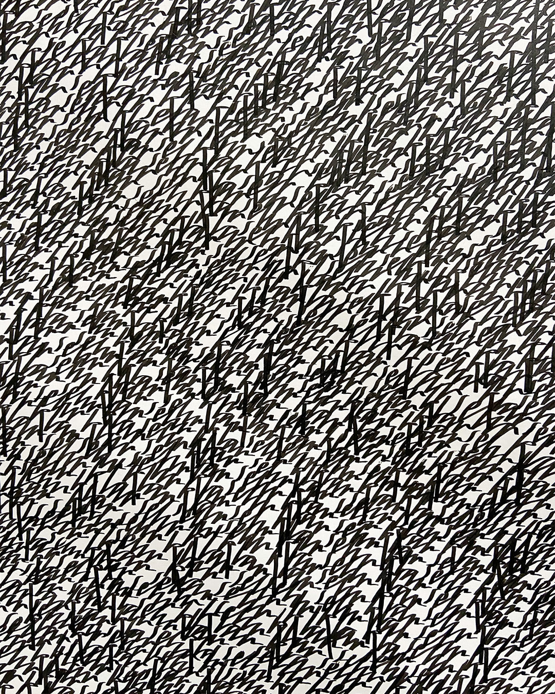 Chirografische Studie: »sehr klar 25_6«