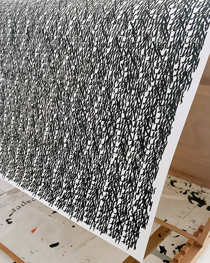 Chirografische Studie: »sehr klar 25_6«