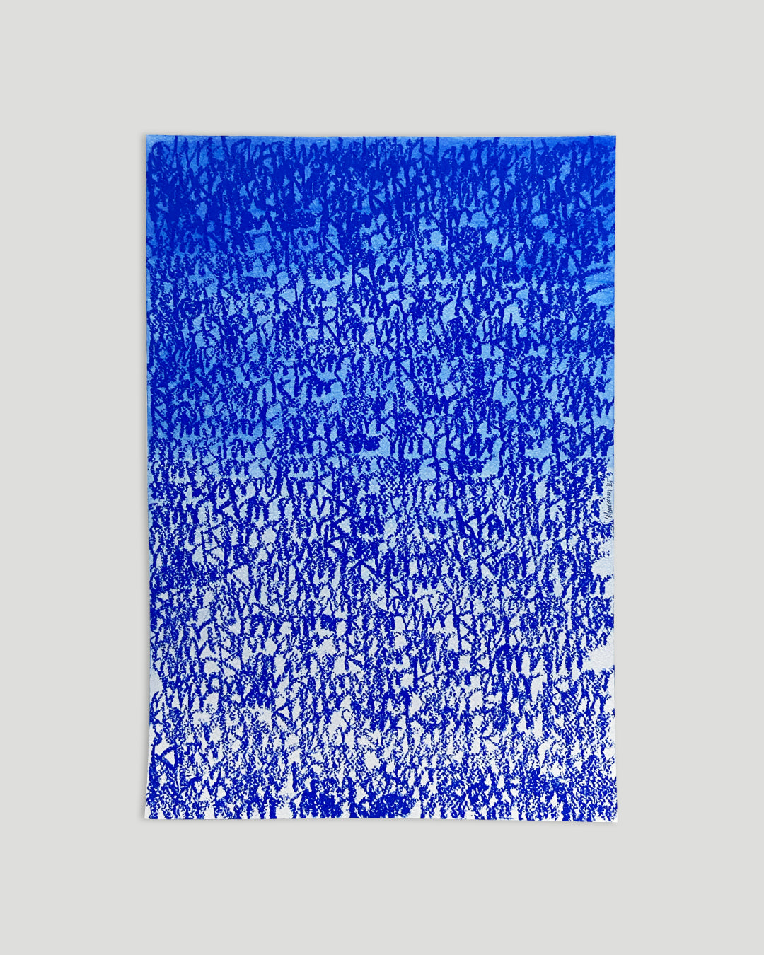 Chirografische Studie: »sehr klar 25_10«